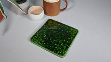 Load image into Gallery viewer, Deep Green Small Trivet
