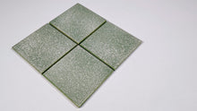 Load image into Gallery viewer, Deep Moss Green Crackle Coasters
