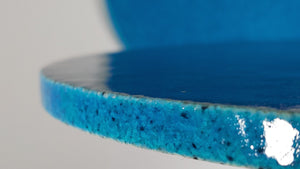 Saphire Blue Set of 2 Glazed Round Boards